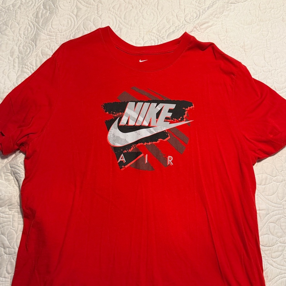Nike Red Air Graphic T-Shirt XXL